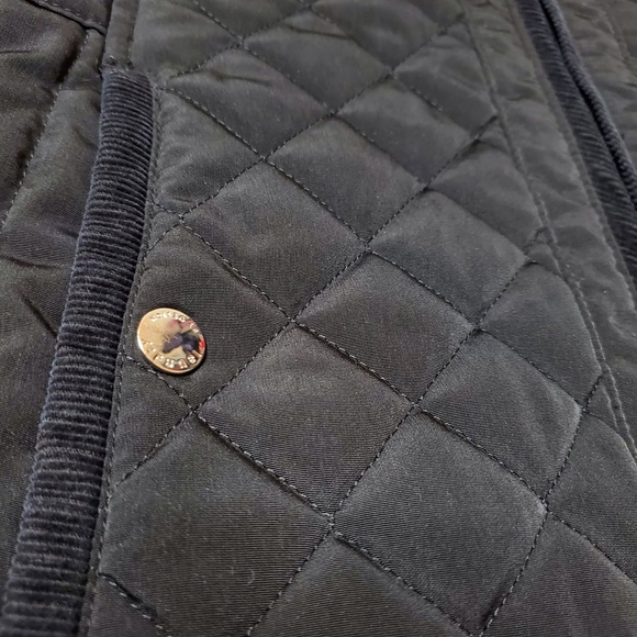 Laundry by Design Black Hooded Quilted Jacket Size OX - Picture 4 of 10